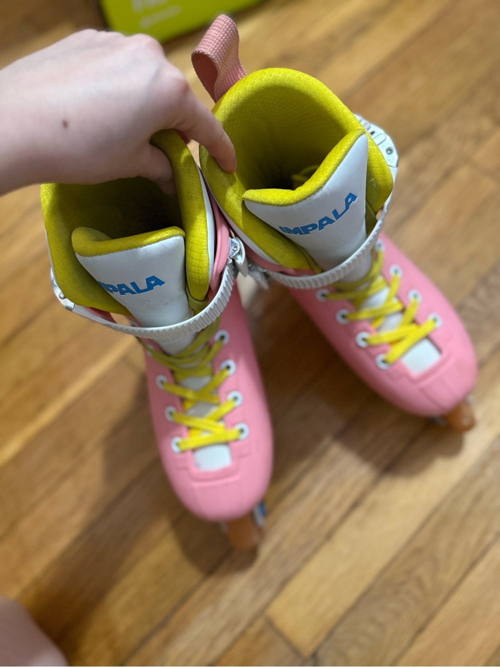 Impala Pink & Yellow Inline Roller Skates - Picture 6 of 10